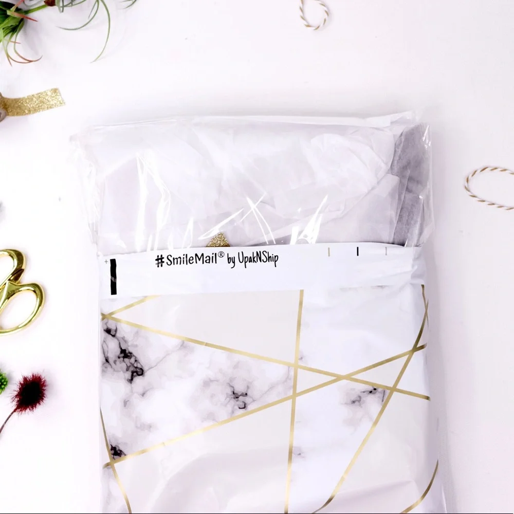 50 10X13 Marble Poly Mailers PRICE IS FIRM - Picture 8 of 8
